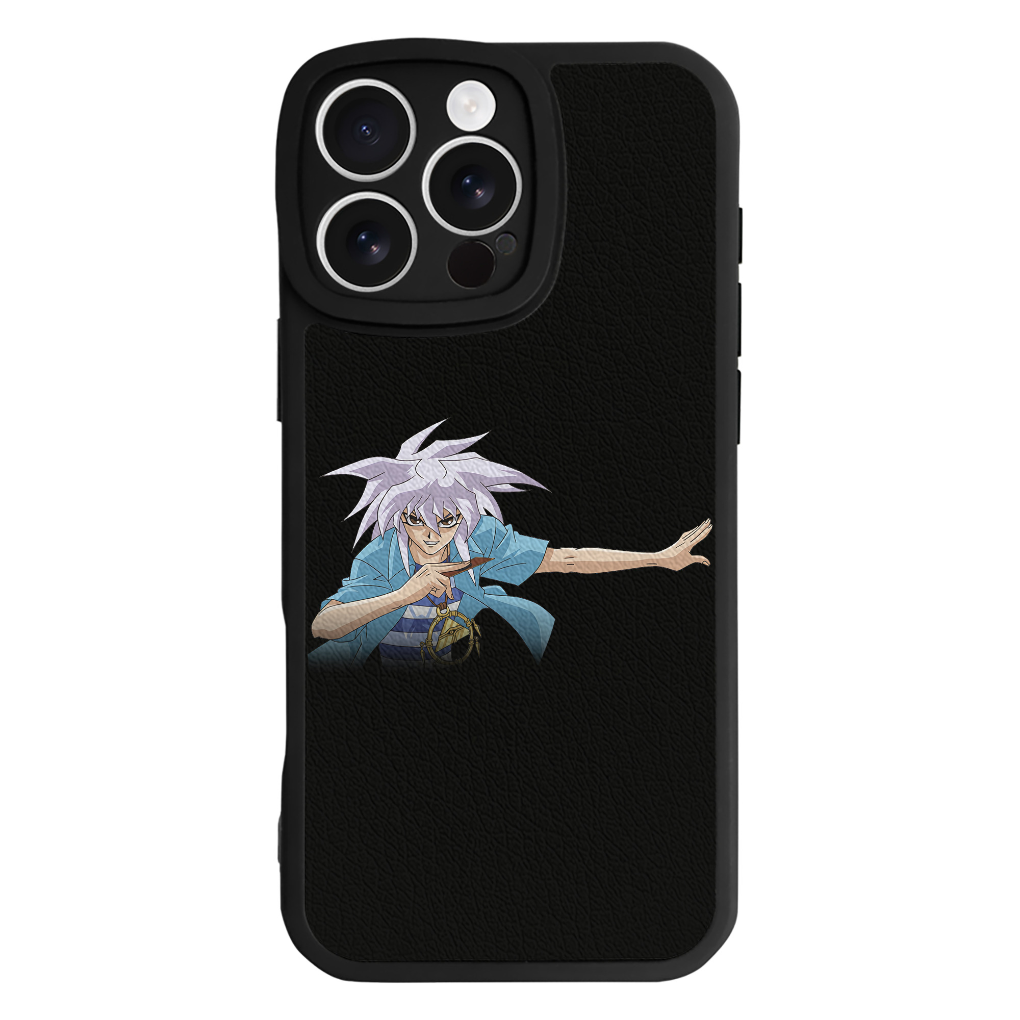 遊☆戯☆王 Yu-Gi-Oh! 【iPhone 16シリーズ対応】シリコンスマホケース（レザー調） 材質：シリコン
